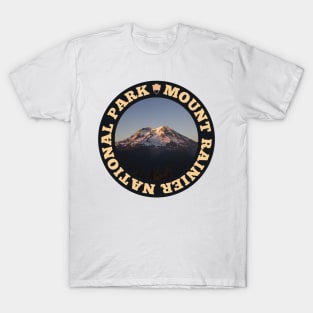 Mount Rainier National Park circle T-Shirt